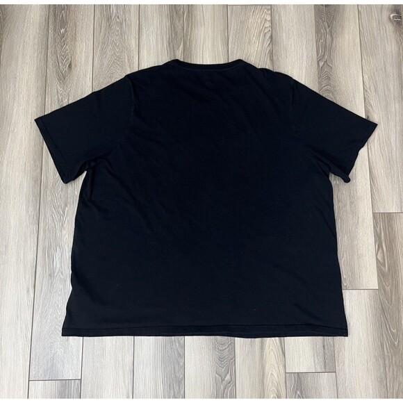 PUMA Black/White Crew Neck Short Sleeve Big Logo Tee Mens Size 3XL - Picture 4 of 8